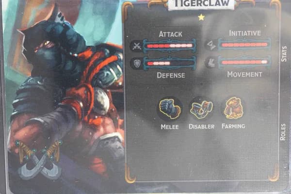 Tigerclaw reference card