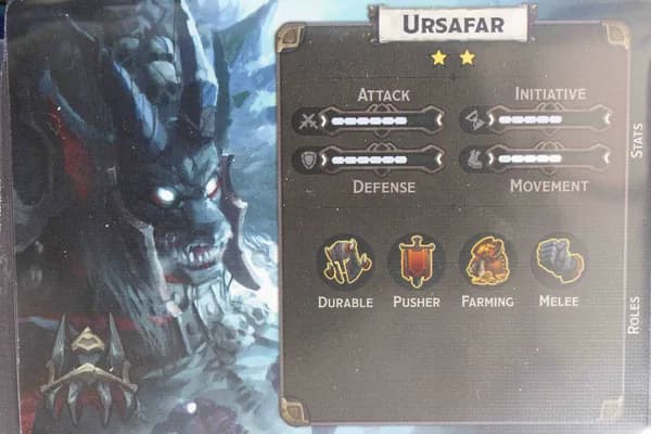Ursafar reference card