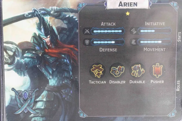 Arien reference card