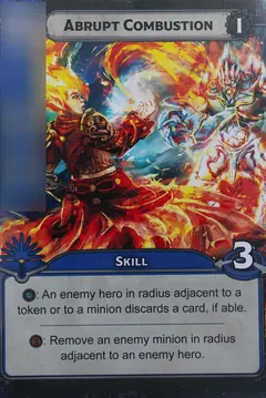 Abrupt Combustion