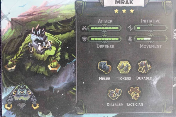 Mrak reference card