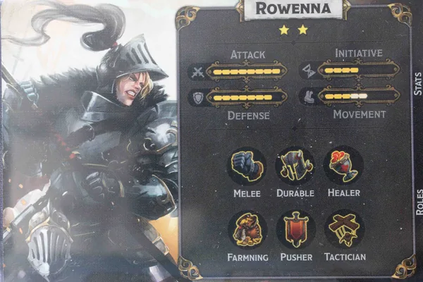 Rowenna reference card