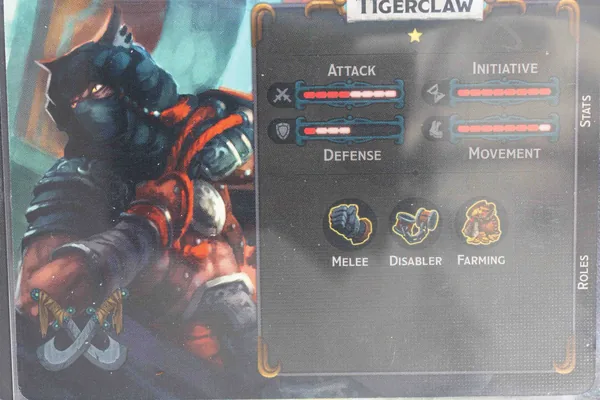 Tigerclaw reference card